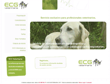 Tablet Screenshot of ecgveterinaria.com